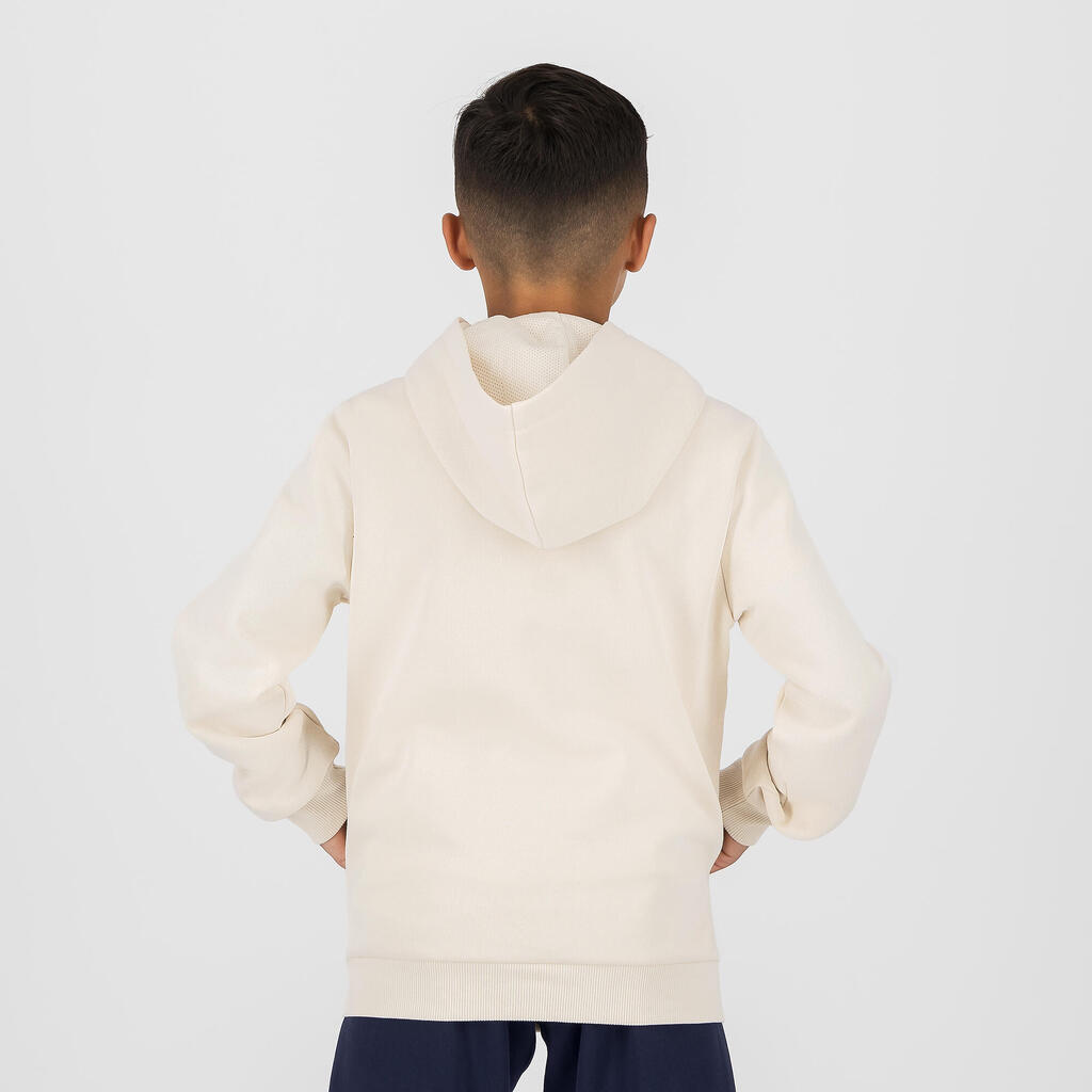 Kids' Hoodie - Beige Print